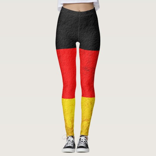 Leggings Drapeau Allemagne #3 (Devant)