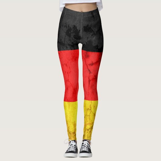 Leggings Drapeau Allemagne #4 (Devant)