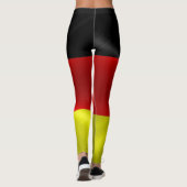 Leggings Drapeau Allemagne n° 5 (Dos)
