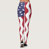 Leggings Drapeau américain (Dos)