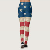 Leggings Drapeau américain (Dos)