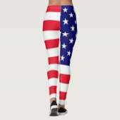 Leggings Drapeau américain (Dos)
