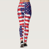 Leggings Drapeau américain (Dos)