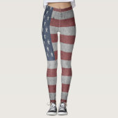 Leggings Drapeau américain (Devant)