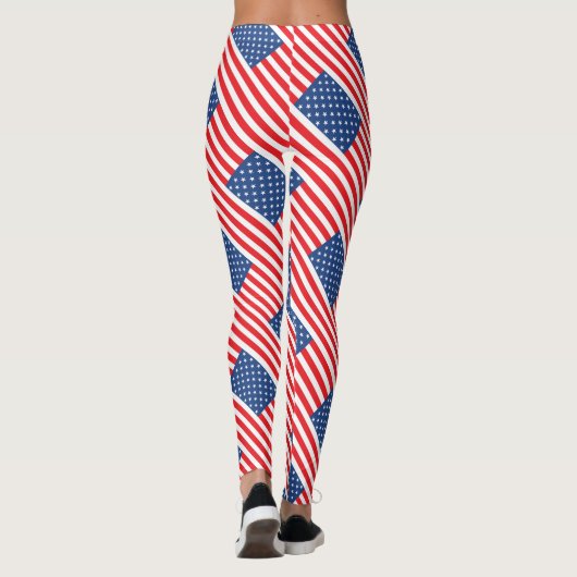 Leggings Drapeau américain (Dos)