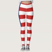 Leggings Drapeau américain (Devant)