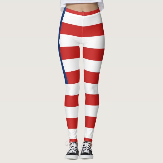 Leggings Drapeau américain (Devant)