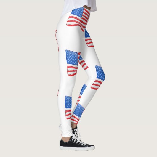 Leggings Drapeau américain (Droite)