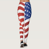 Leggings Drapeau américain (Dos)