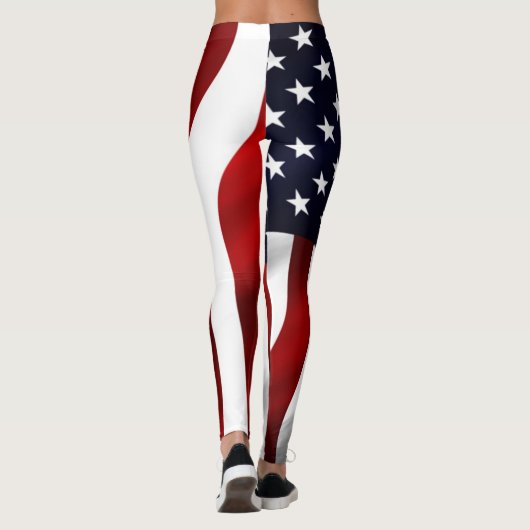 Leggings Drapeau américain (Dos)