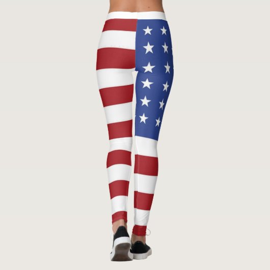 Leggings Drapeau américain (Dos)