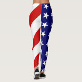 Leggings Drapeau américain (Dos)
