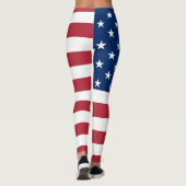 Leggings Drapeau américain (Dos)