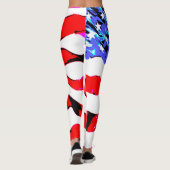 Leggings Drapeau américain (Dos)
