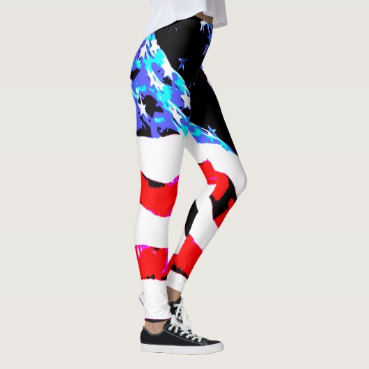 Leggings Drapeau américain (Droite)