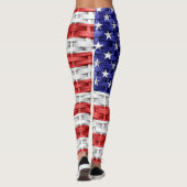 Leggings Drapeau américain #2 (Dos)