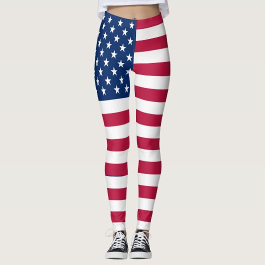 Leggings Drapeau américain 26976 (Devant)
