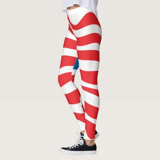 Leggings drapeau américain - 4 juillet (Gauche)