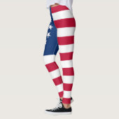 Leggings Drapeau américain Betsy Ross (Gauche)