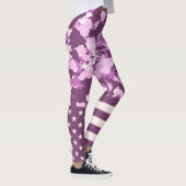Leggings Drapeau américain Camo Militaire Rose (Droite)