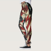Leggings Drapeau américain-Camouflage par Shirley Taylor (Gauche)