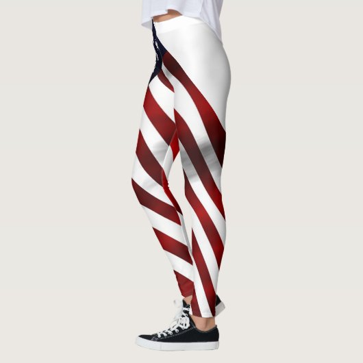 Leggings Drapeau américain complètement (Gauche)