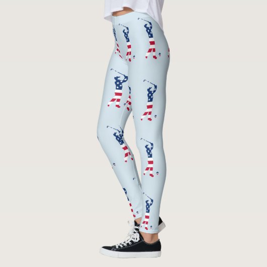 Leggings Drapeau américain de golf (Gauche)