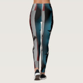 Leggings Drapeau américain et deux revolvers croisés (Dos)