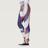 Leggings Drapeau américain Grunge (Gauche)
