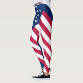 Leggings Drapeau américain patriotique (Gauche)