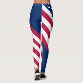 Leggings Drapeau américain patriotique (Dos)