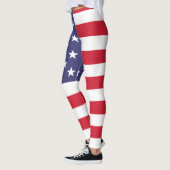 Leggings Drapeau américain patriotique (Gauche)