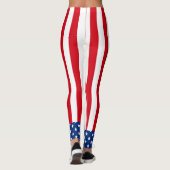 Leggings Drapeau américain patriotique (Dos)