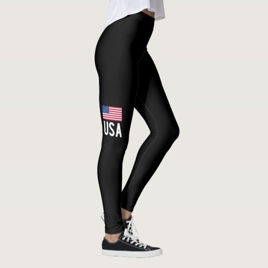 Leggings Drapeau américain patriotique (Droite)