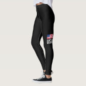 Leggings Drapeau américain patriotique (Gauche)