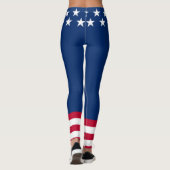 Leggings Drapeau américain patriotique Stars & Stripes Amer (Dos)