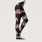 Leggings Drapeau américain - USA - Patriotique (Droite)