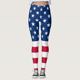 Leggings Drapeau Amérique Voyage pays américain