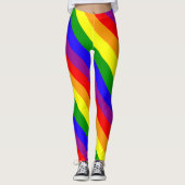 Leggings drapeau arc-en-ciel (Devant)