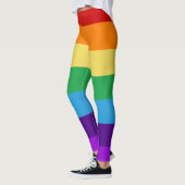 Leggings drapeau arc-en-ciel (Gauche)