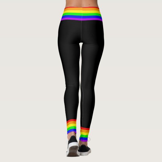 Leggings Drapeau arc-en-ciel (Dos)