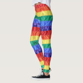 Leggings Drapeau arc-en-ciel bandes gay pride LGBT LGBTQ (Gauche)