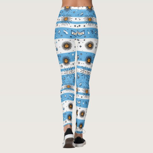 LEGGINGS DRAPEAU ARGENTINE INSPIRÉ (Dos)