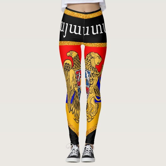 Leggings Drapeau Arménie (Devant)