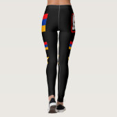 Leggings Drapeau Arménie (Dos)