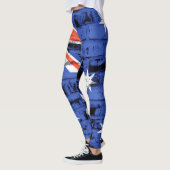 Leggings Drapeau Australie vintage #3 (Gauche)