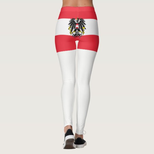Leggings Drapeau Autriche (Dos)