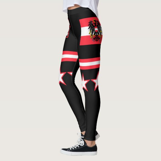 Leggings Drapeau Autriche (Gauche)