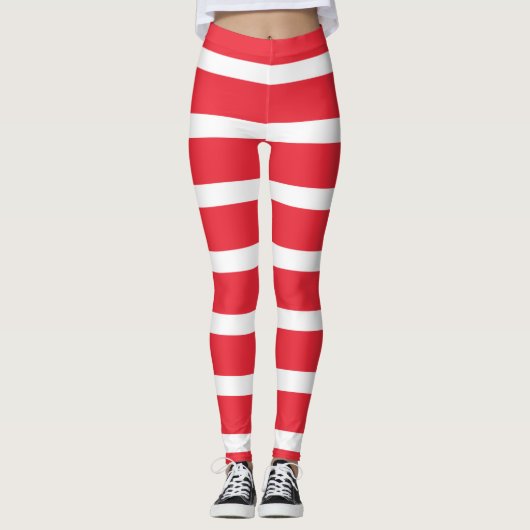 Leggings Drapeau autrichien (Devant)