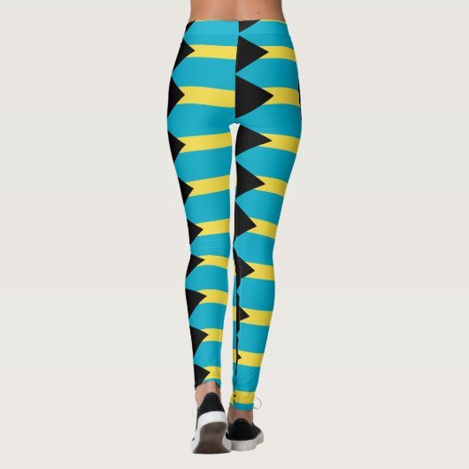 Leggings Drapeau bahaméen (Dos)